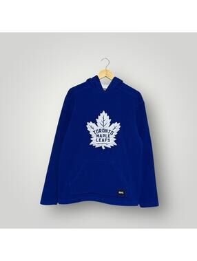 Toronto Maple Leafs NHL Pullover Hoodie Blue M Men’s